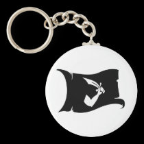 Waving Flag #13 Thomas Tew keychains