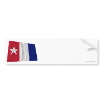 Waving Flag of the Harrisburg Volunteers Bumper Sticker