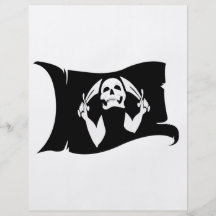 Waving Flag-Pirate Icon #11 Flyer Design