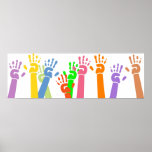 Waving Hands Print