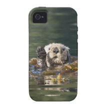 Waving otter iPhone 4 case