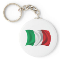 Wavy Italy Flag Keychains