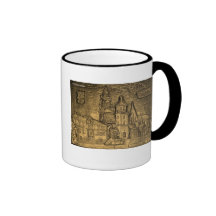 WAWEL CASTLE, KRAKOW POLAND GOLDEN COFFEE MUG