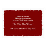 Wax Seal Reception Enclosure business cards