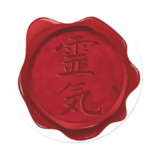 wax seal - REIKI Stickers