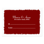 Wax Seal Table Escort Cards business cards