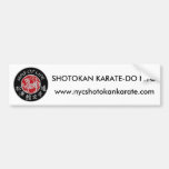 Way Of Life Shotokan Dark Logo Bumper Sticker