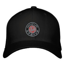 Way Of Life Shotokan Dark Logo Flex Fit Cap Embroidered Baseball Cap