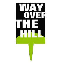 Way over the Hill Rectangle Cake Picks