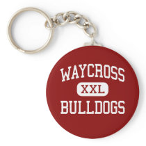 Waycross - Bulldogs - Middle - Waycross Georgia Key Chain