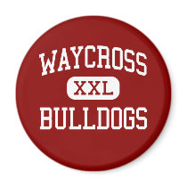 Waycross - Bulldogs - Middle - Waycross Georgia Refrigerator Magnet