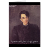 WB Yeats "Pilgrim Soul" Love Quote Gifts & Cards cards