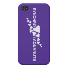 WCA LOVE SYNCHRONIZED swimming Iphone 4 case