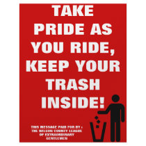 WCLEOG litter flyer