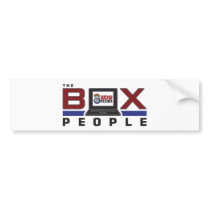 WDW Radio Box People Bumper Sticker
