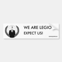 we acres legion - anonymous autocollants pour voiture