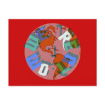 We Are 1 World Postcards