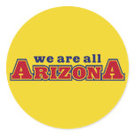 We Are All Arizona stickers