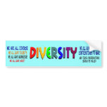 We Are All Diverse Bumper Sticker