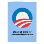 We are all dying for universal health care card
