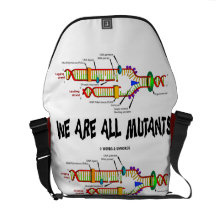 We Are All Mutants (DNA Replication Humour) Commuter Bags