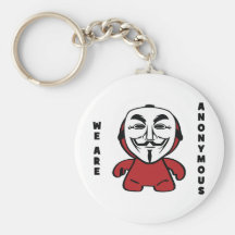 We Are Anonymous Keychains