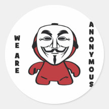 We Are Anonymous Sticker