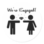 We Are Engaged stickers