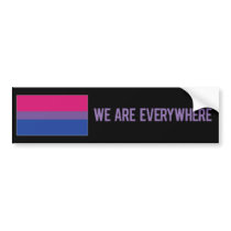 We Are Everywhere sticker (bisexual)