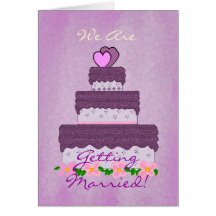 We Are Getting Married! Greeting Card