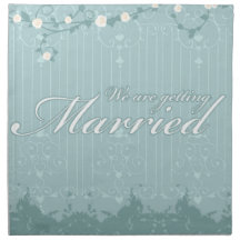 We are getting Married Napkin