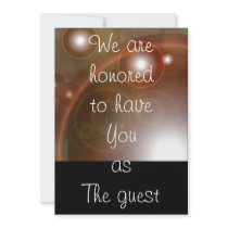 We are honoured to have You as The Guest