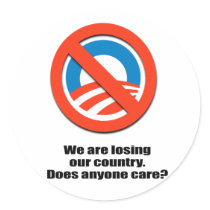We are losing our country - Does anyone care Round Sticker