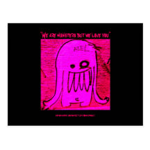 "We are Monsters" - An Art - 35 Postcard