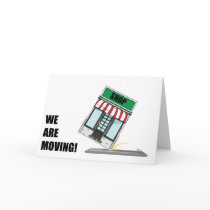 We Are Moving - Business Card