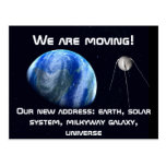 We are moving post card