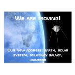 We are moving postcard
