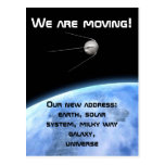 We are moving postcard