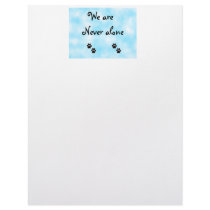 We are never alone-letterhead