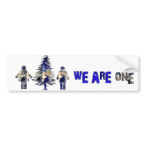 We Are One Bumper Sticker