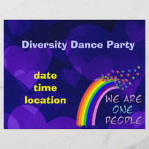 We Are One Custom Flyer