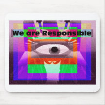 We are responsible mouse pads
