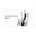 We Are Social Media Experts Business Cards