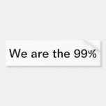 we are the 99% bumper stickers