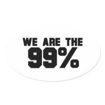 WE ARE THE 99% STICKER