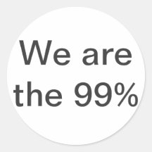 We are the 99% sticker