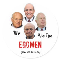 We Are The Eggmen Stickers