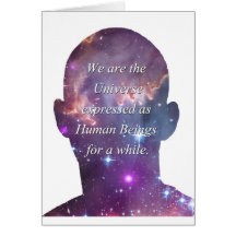 We are the Universe Greeting Card