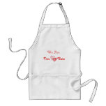 We Are Two Cute - Hearts Apron