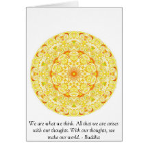 We are what we think. All that we are arises...... Greeting Cards